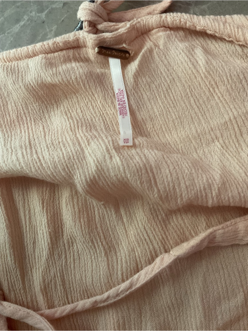 Free People Endless Summer Lille Maxi Dress Sz XS peach color - Picture 8 of 10